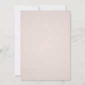 女の子の魔法のキノコ ウッドランド ベイビーシャワー 招待状 (裏面)