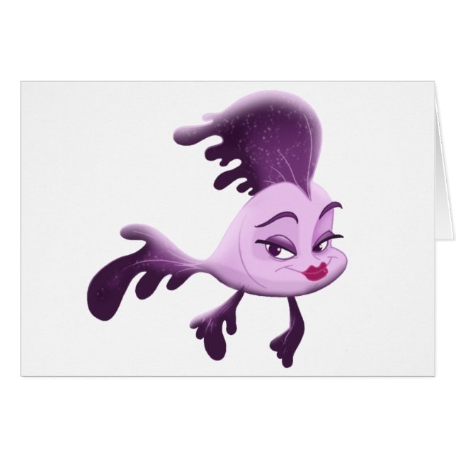 女の子の魚 (正面横)