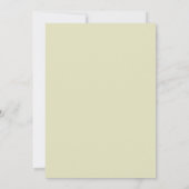 女の子の1歳の誕生日パーティーの招待状カード 招待状 (裏面)