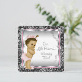 女の子の3歳の誕生日パーティー 招待状 (スタンド正面)