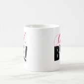 女の子のBYE! 粋なユーモア コーヒーマグカップ (中央)