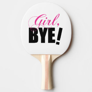 女の子のBYE! 粋なユーモア 卓球ラケット