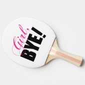 女の子のBYE! 粋なユーモア 卓球ラケット (横)