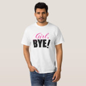 女の子のBYE! 粋なユーモア Tシャツ (正面フル)