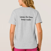 女の子のCrawfishのティー Tシャツ (裏面)