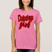 女の子のDubstepの女の子のダンスクラブDのワイシャツ Tシャツ (正面)