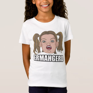 女の子のErmahgerdのTシャツ Tシャツ