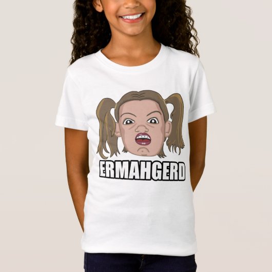 女の子のErmahgerdのTシャツ Tシャツ (正面)