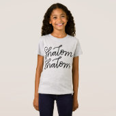 女の子のshalomのshalomのワイシャツ tシャツ (正面フル)