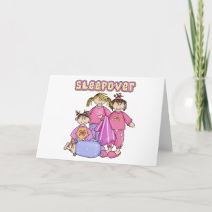 女の子のSleepover カード