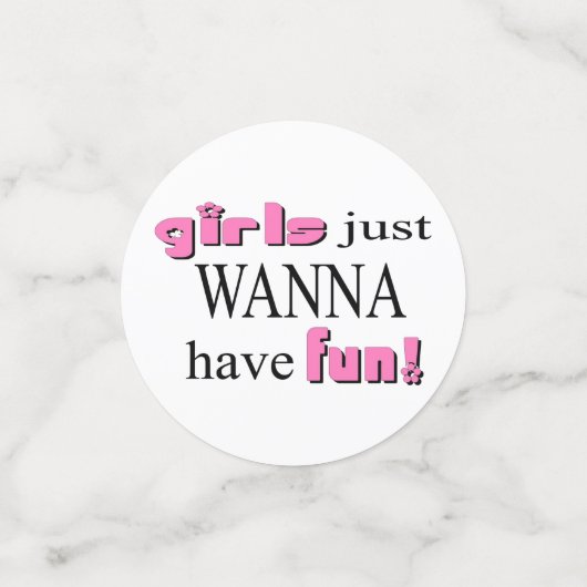 女の子はおもしろいだ！ コンフェッティ (スモール正面)