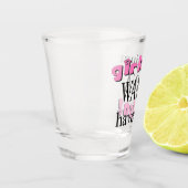 女の子はおもしろいだ！ ショットグラス (左)