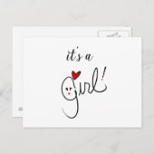 女の子はがき 案内ポストカード (正面/裏面)