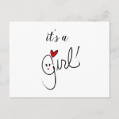 女の子はがき 案内ポストカード (正面)