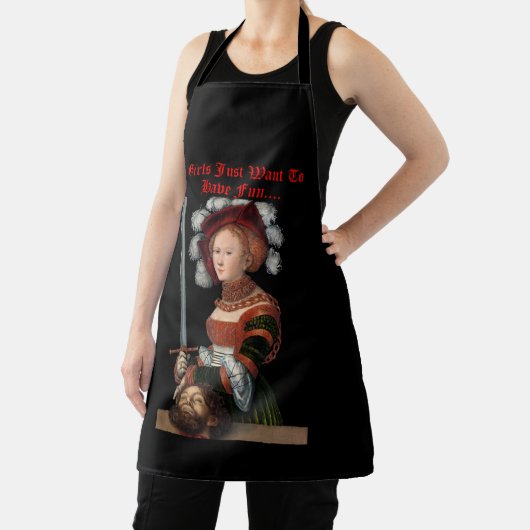 女の子はただおもしろいを持ちたい エプロン (インサイチュ)