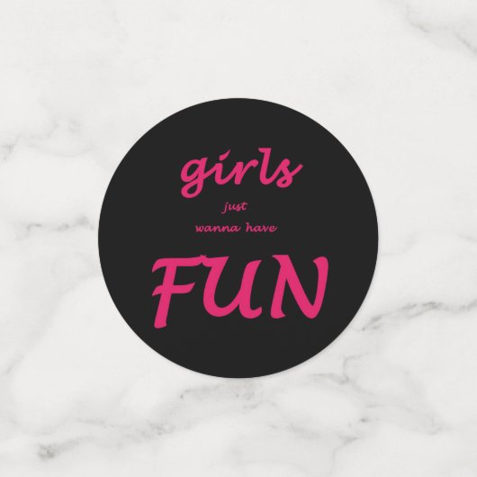 女の子はただおもしろい コンフェッティ (スモール正面)