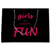 女の子はただおもしろい ラージペーパーバッグ (正面)