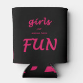 女の子はただおもしろい 缶クーラー (裏面)