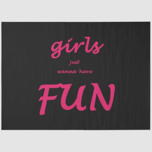 女の子はただおもしろい 薄葉紙 (正面)