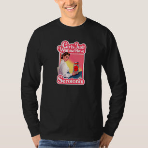 女の子はただのセロトニンを食べたい Tシャツ