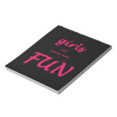 女の子はただ楽しく過ごしたいの ノートパッド (回転)