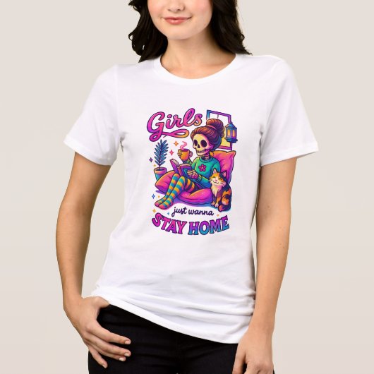 女の子はただ... トライブレンドTシャツ (正面)