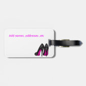 女の子はちょうどおもしろいのギフトを持ちたいと思います ラゲッジタグ (裏面横)