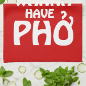 女の子はちょうど電話を持ちたいở キッチンタオル (折り畳み)