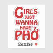 女の子はちょうど電話を持ちたいở シール (シート)