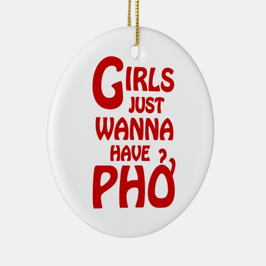 女の子はちょうど電話を持ちたいở セラミックオーナメント (右)