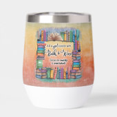 女の子はみんな本とワインが必要 (背面)