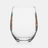 女の子はみんな本とワインが必要 ステムなしワイングラス (右)