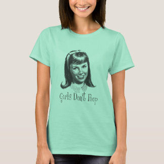 女の子はウンチTシャツ Tシャツ