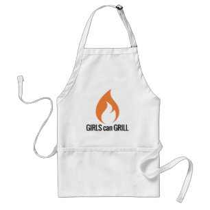 女の子はエプロンを焼くことができます スタンダードエプロン