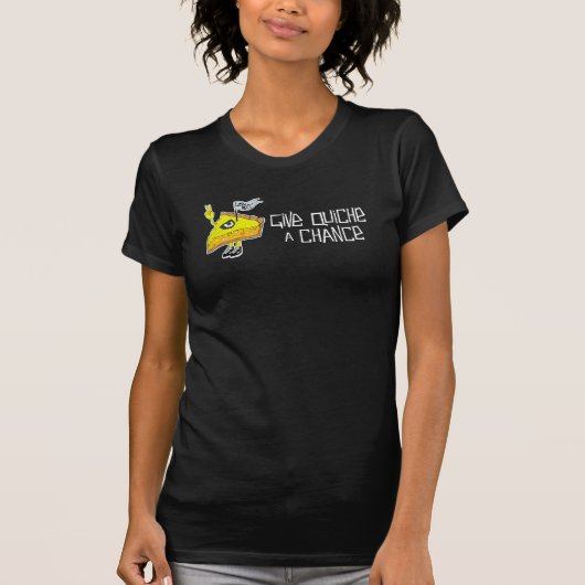 女の子はキッシュにチャンスのTシャツを与えます Tシャツ (正面)