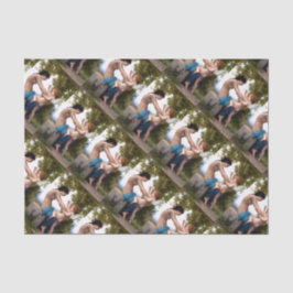 女の子はキューピッドバレンタインブーゲー絵画の 薄葉紙