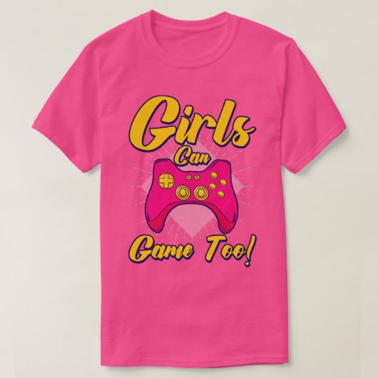 女の子はゲームにゲーマービデオゲーム2 Tシャツ (デザイン正面)