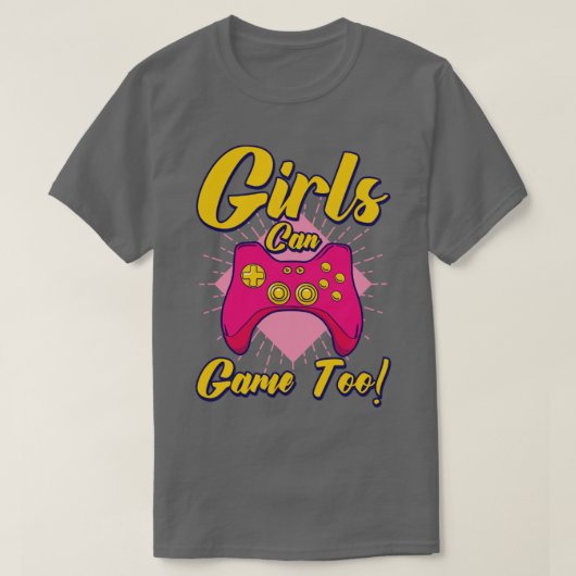 女の子はゲームにゲーマービデオゲーム2 Tシャツ (デザイン正面)