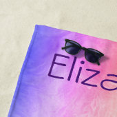 女の子はスターバレリーナビーチタオルを願う ビーチタオル (インサイチュ)