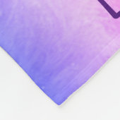 女の子はバレリーナを好パーソナライズされたき フリースブランケット (角)