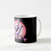 女の子はフェミニスト気にしない コーヒーマグカップ (正面右)