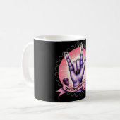 女の子はフェミニスト気にしない コーヒーマグカップ (正面左)