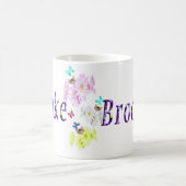 女の子はブルックと呼んだ。 コーヒーマグカップ (中央)