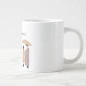 女の子はマグを愛するアイディアのマグのための最高の贈り物 ジャンボコーヒーマグカップ (右)