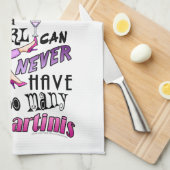 女の子はマルチニスを持ち過ぎることはない キッチンタオル (四つ折り)