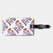 女の子はマルチニスを持ち過ぎることはない ラゲッジタグ (裏面横)