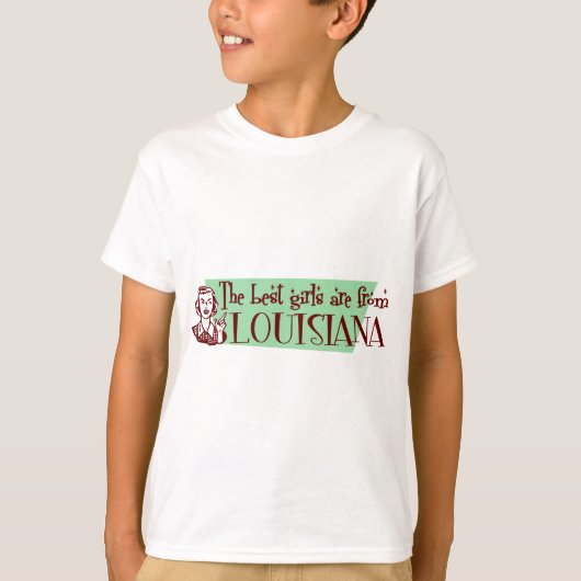 女の子はルイジアナ出身だ Tシャツ (正面)