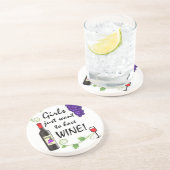 女の子はワインが欲しい！ コースター (側面)