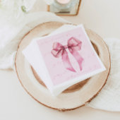 女の子はワンピンクボウになりたい1st誕生日 スタンダードカクテルナプキン