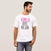 女の子は中間です Tシャツ (正面フル)